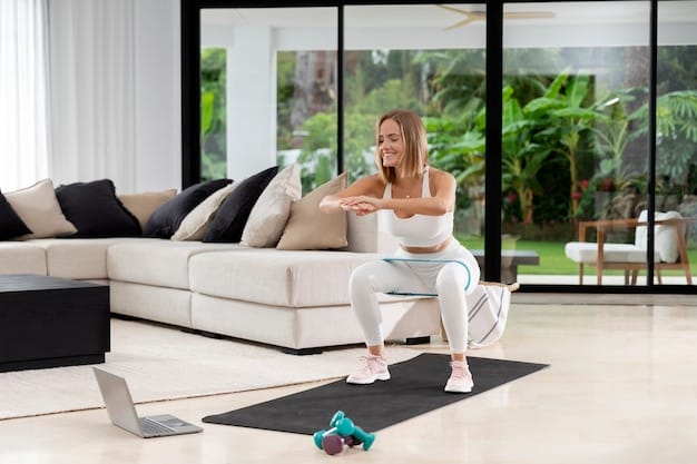 Trainer and client interacting through online workout